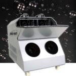 Sæbeboblemaskine - Bubble Blast boble model på hjul. Incl. en dunk væske.