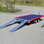 Leje af autotransporter, maskintrailer med slisker. Døgnleje.