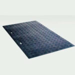 Plast køreplade - 100*200 cm, 15 mm. Leje pr. stk.