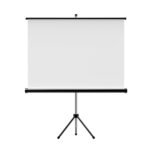 Lærred 150*130 cm. på trefod. For forprojektion.