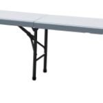 Bænk 183 cm klap plast