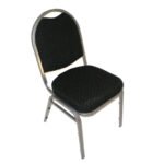 Banquet Steel stol - sort.