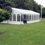 Telt 9 x 12 m med gulv