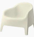 Leje af SKARPÖ udendørs lounge stol beige