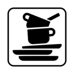 Opvask, kunden pakker kun- vi skyl/vask. Pr. del.