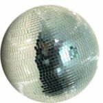 Komplet stativ med speglkugle og spot.